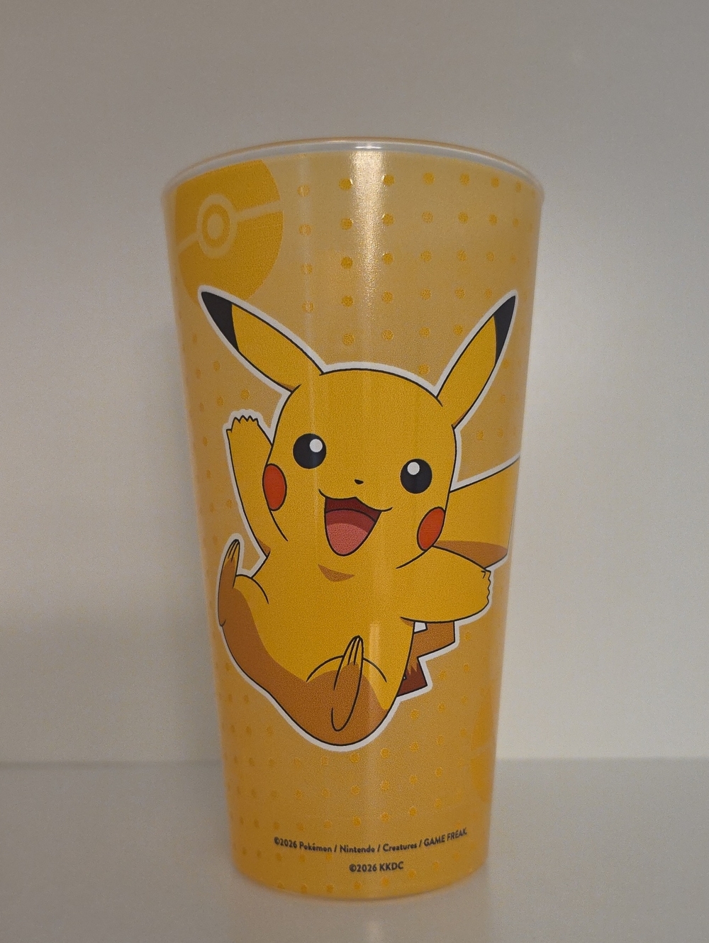 Pikachu Yellow Pokemon Krispy Kreme Cup